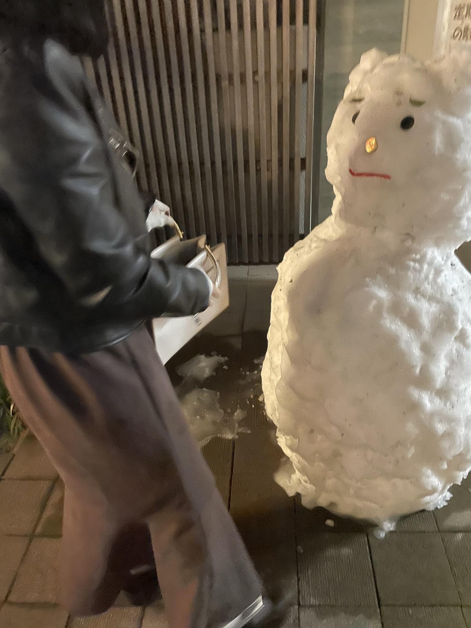 少し雪が恋しいです